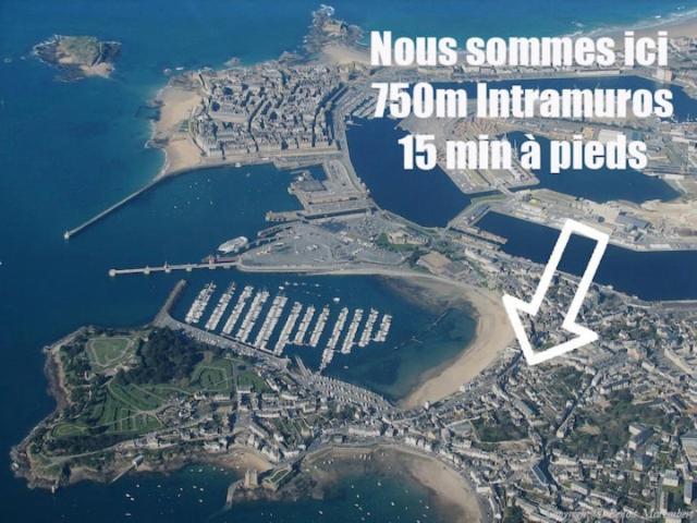 Studio Le Cosy Beach - Plage 50M - Rue Gratuite Saint-Malo Exterior photo